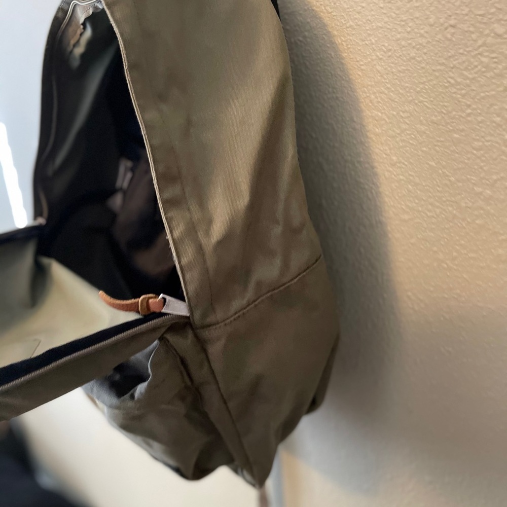 Earthy green backpack